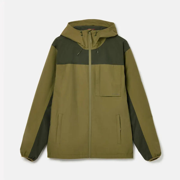 Joules Mens Ayston Lightweight Waterproof Coat - Green