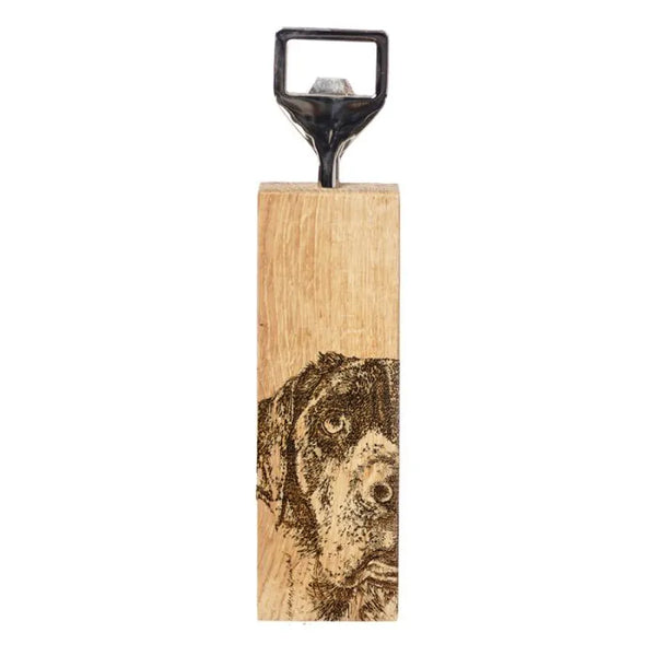 Selbrae House Labrador Oak Bottle Opener