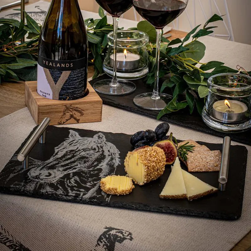 Selbrae House Slate Horse Serving Tray