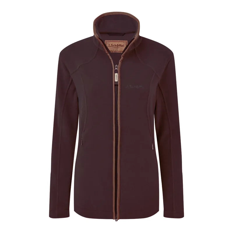 Schoffel Ladies Burley II Fleece Jacket  - Port