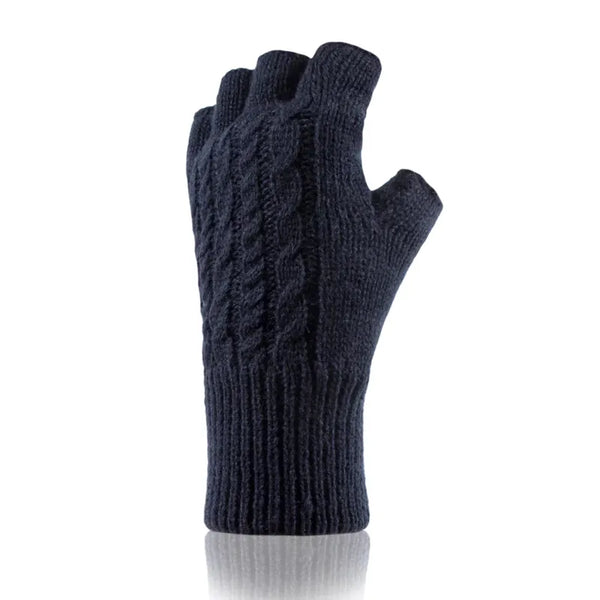 Heat Holders Ladies Thermal Fingerless Gloves - Navy
