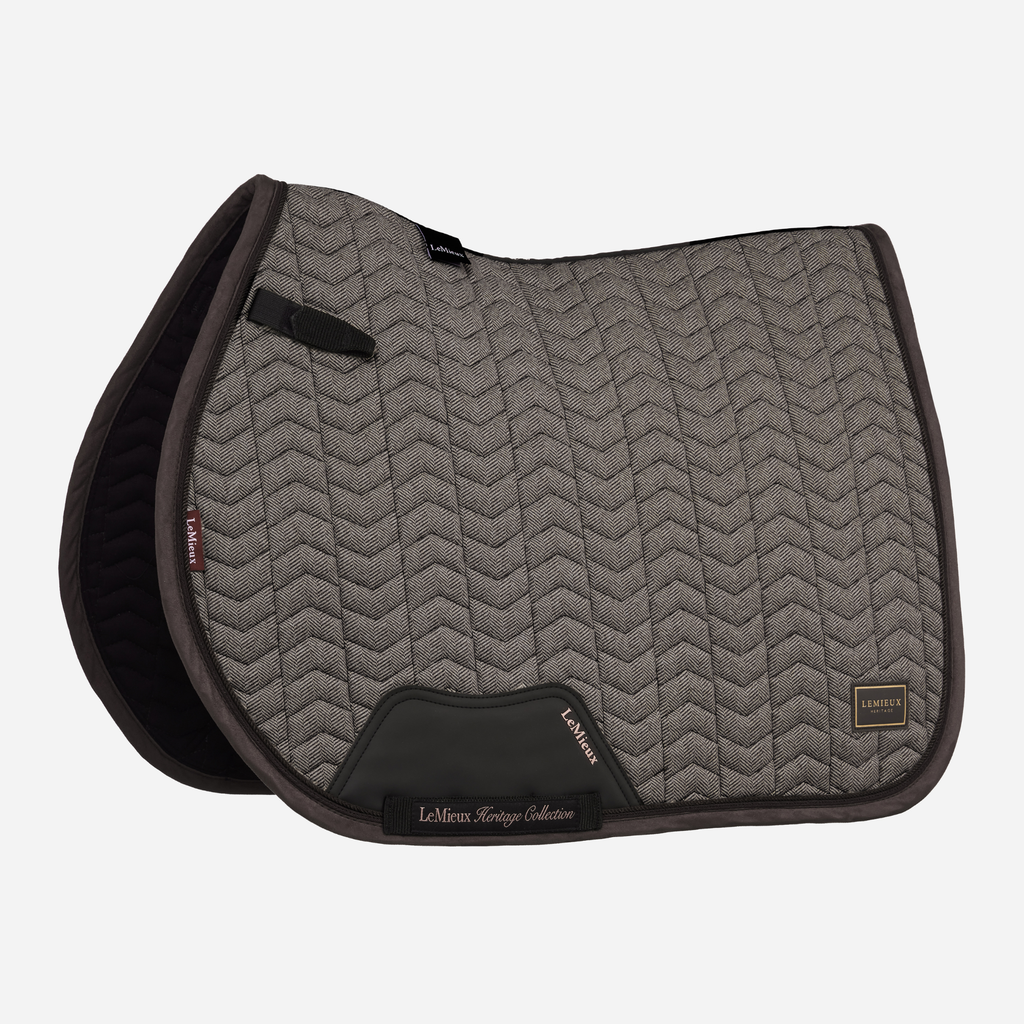 LeMieux Heritage Herringbone Jump Square - Cocoa