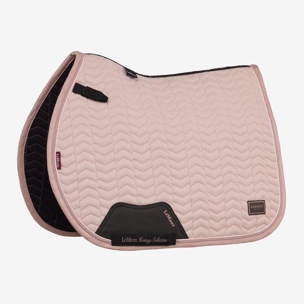 LeMieux Heritage Herringbone Jump Square - Wild Rose