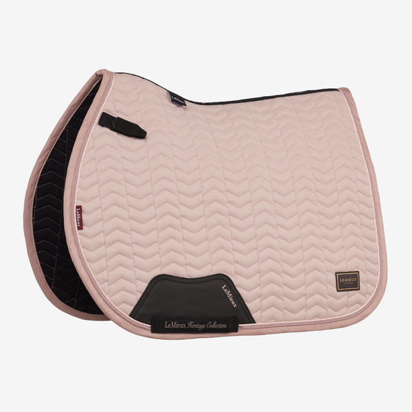 LeMieux Heritage Herringbone Jump Square - Wild Rose