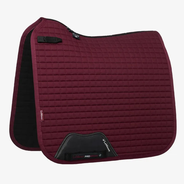 LeMieux Cotton Dressage Square - Burgundy