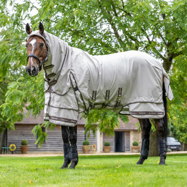 LeMieux Kudos Sweet Itch Fly Rug - Stone