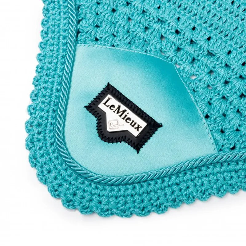 LeMieux Loire Satin Fly Hood - Azure