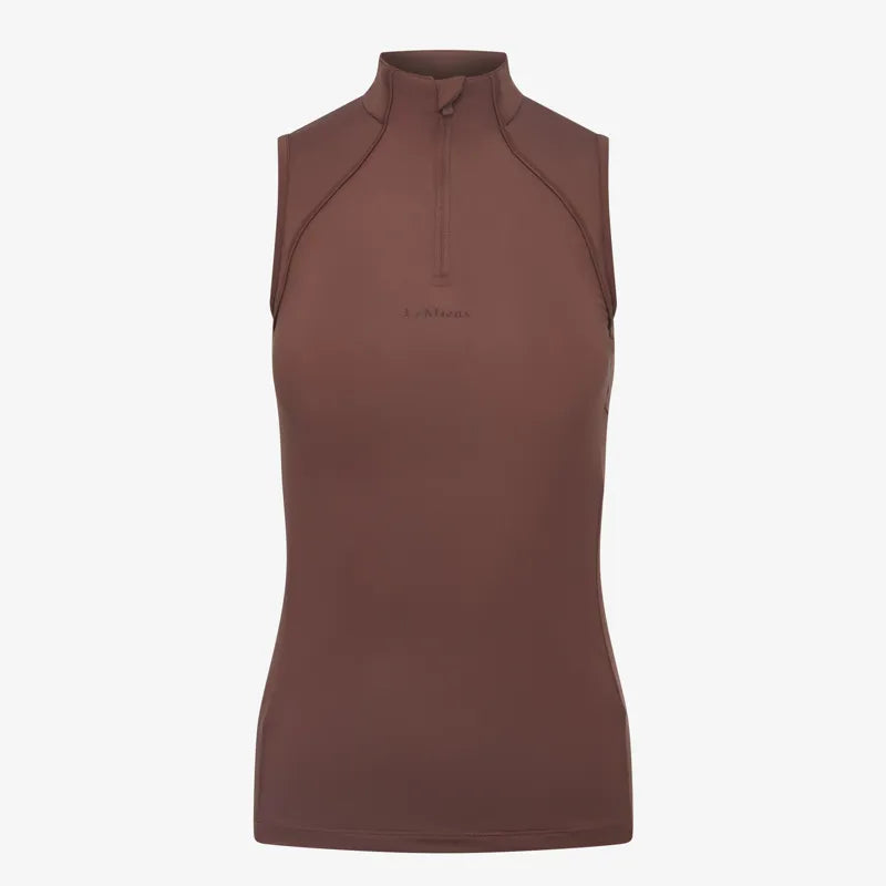 LeMieux Maria Mesh Sleeveless Baselayer - Rosewood