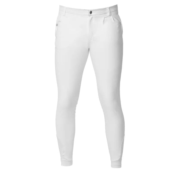 LeMieux Mens Elite Pleated Breeches - White
