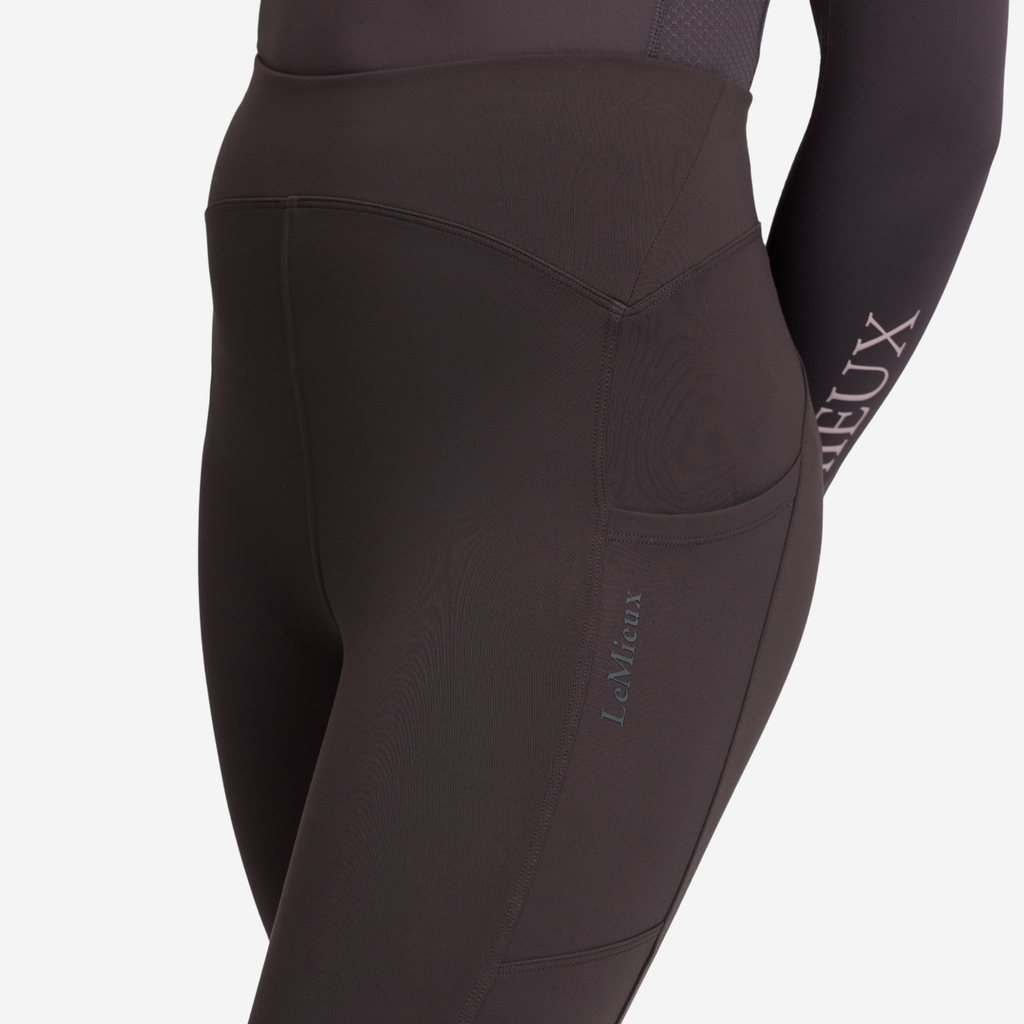 LeMieux Young Rider Nell Brushed Pull Ons - Cocoa