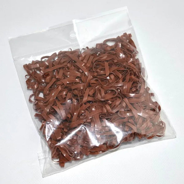 Lincoln Silicone Plaiting Bands - Brown