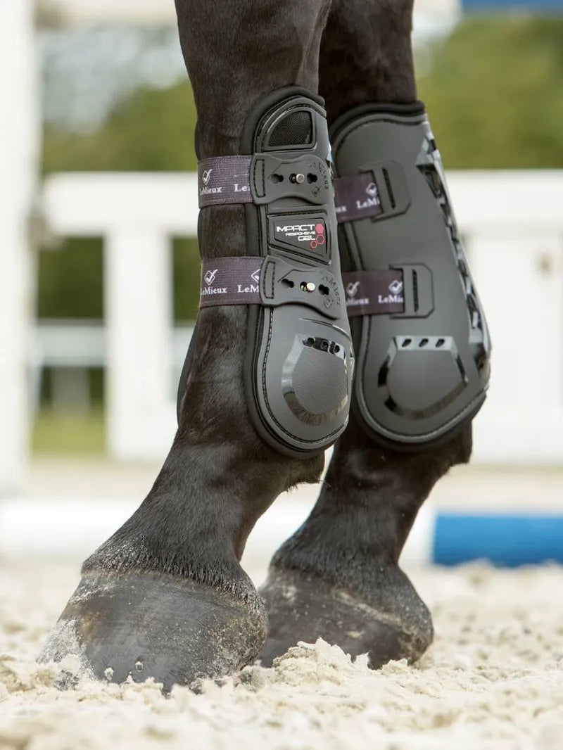 LeMieux Impact Responsive Tendon Boots - Black