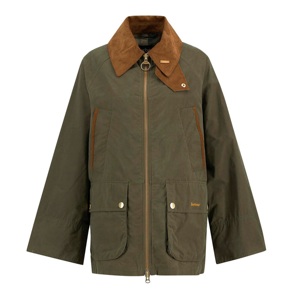 Barbour Ladies Icons Bedale Showerproof Jacket - Ivy Green/Ancient