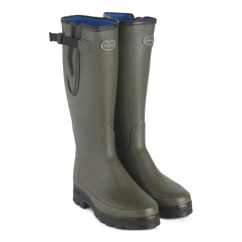 Le Chameau Mens Vierzonord Neoprene Lined Boot - Vert Chameau