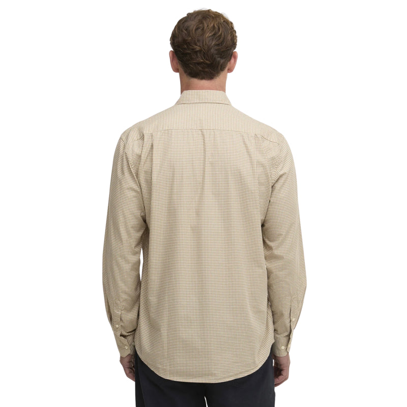 Barbour Finwell Gingham Tailored Shirt - Stone
