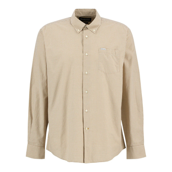 Barbour Finwell Gingham Tailored Shirt - Stone