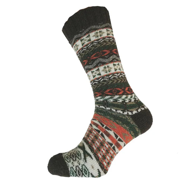 Gemjar Multi Coloured Socks - Brown