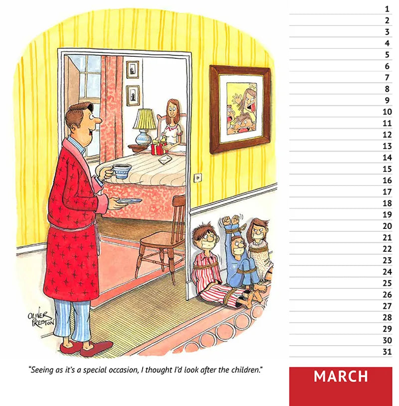Oliver Preston Birthday Calender