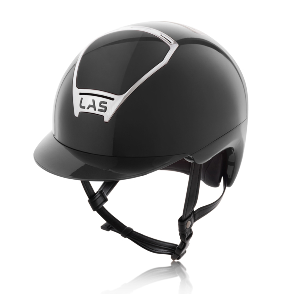 LAS OPERA METAL Helmet - Matt Black/Cromo