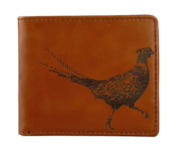 Selbrae House Leather Wallet - Pheasant