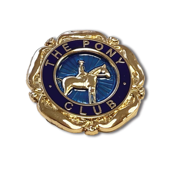 Official Pony Club Members Badge Gold one size