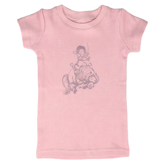 Hy Equestrian Thelwell Mini Tots T-Shirt - Pastel Pink