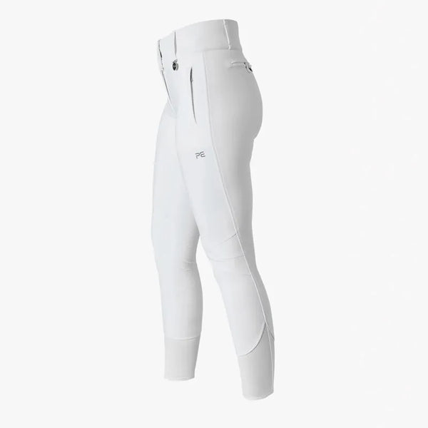 Premier Equine Aradina Ladies Full Seat Gel Riding Breeches - White