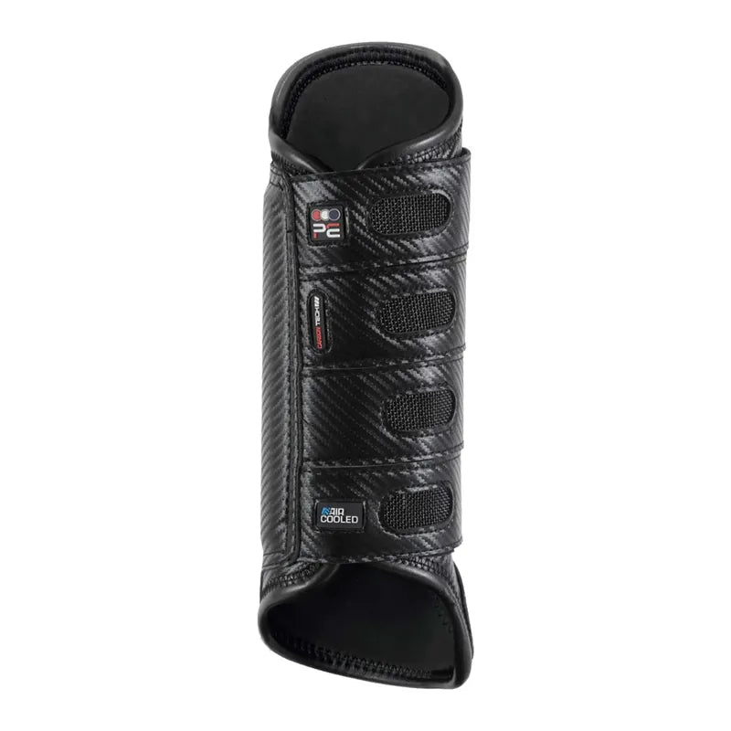 Premier Equine Carbon Tech Air Cooled Eventing Boot - Hind - Black