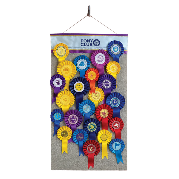 Equetech Official Pony Club Rosette Holder Display Hanger Navy