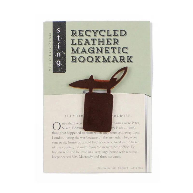 Recycled Leather Fox Bookmark