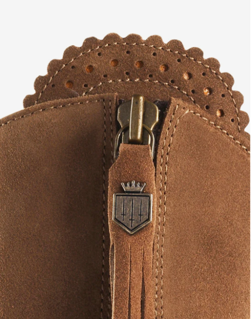 Fairfax and Favor Narrow Fit Flat Regina Boot - Tan