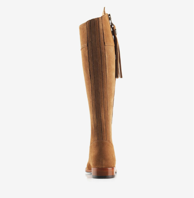 Fairfax and Favor Narrow Fit Flat Regina Boot - Tan