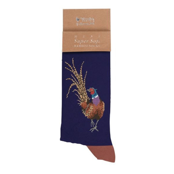 Wrendale Pheasant Mens Sock - Ready For My Close Up