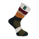 Ridgeline Merino Wool Field Socks Mid Length - Berry Stripes