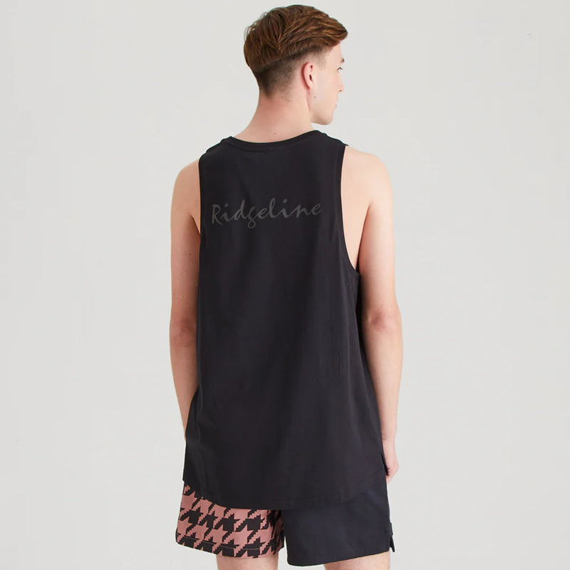 Ridgeline Mens Signature Singlet - Black