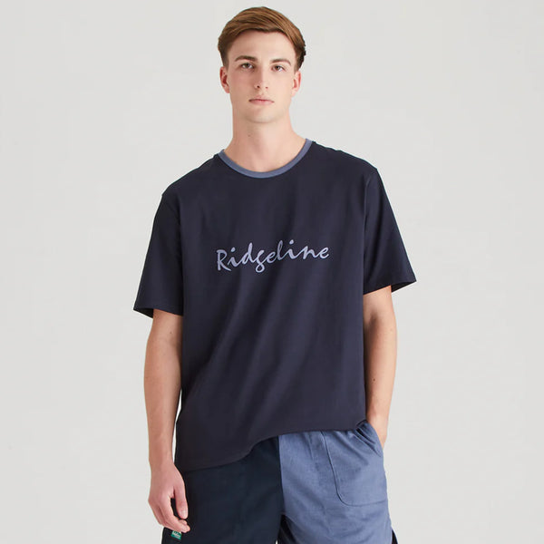 Ridgeline Mens Signature T-Shirt - Navy