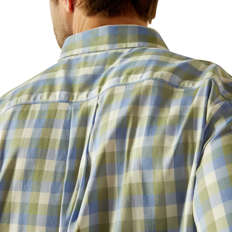 Ariat Mens Napa Shirt - Oil Green Check