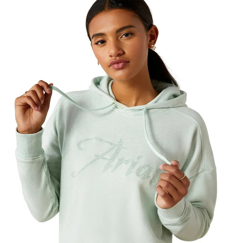 Ariat Ladies Just Hoodie - Beach Glass Heather