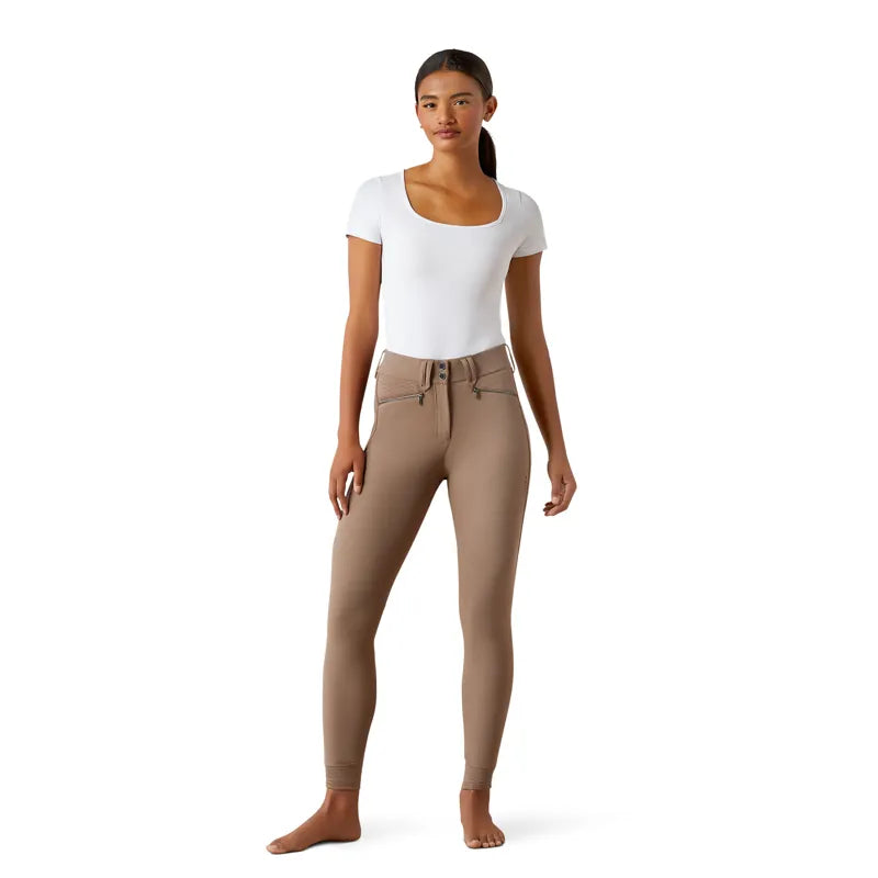 Ariat Ladies Tri Factor X Bellatrix Full Seat Breech - Brick Brown