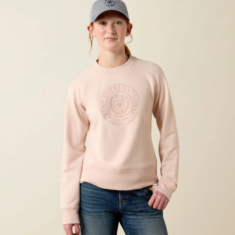 Ariat Youth Martine Sweatshirt - Sepia Rose