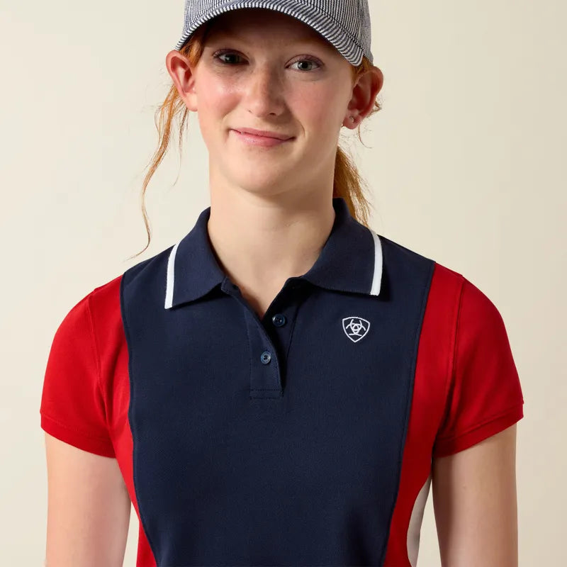 Ariat Youth Taryn Polo Shirt - Team Navy