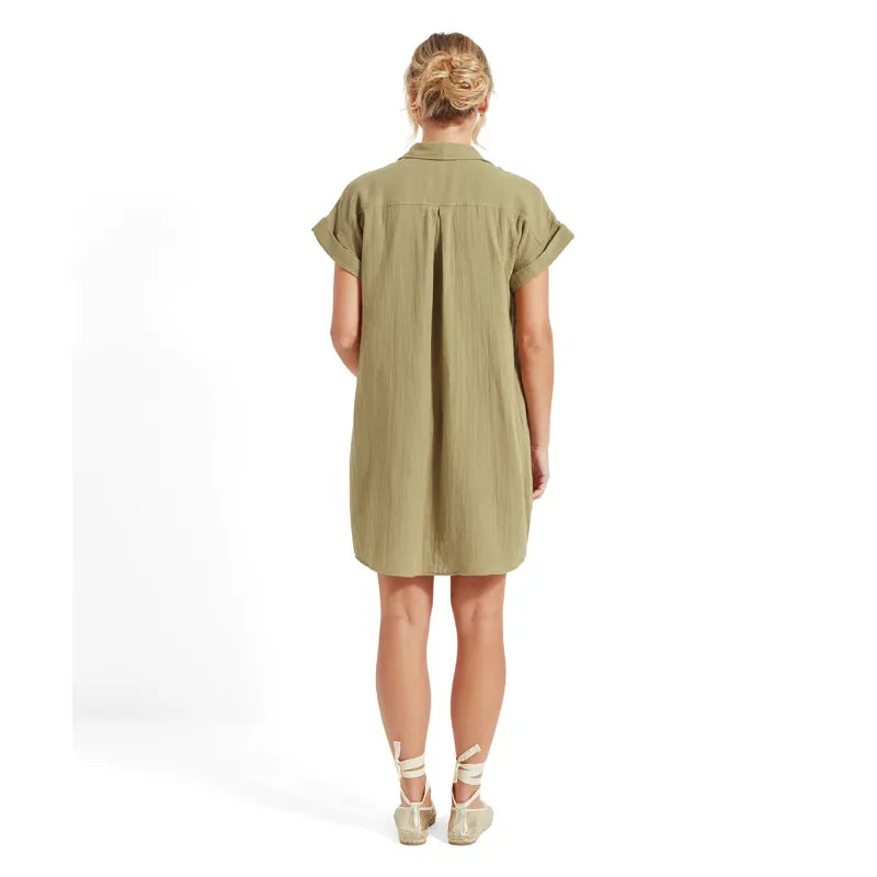 Schoffel Ladies Olive Dress - Light Khaki Green