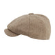 Schoffel Ladies Newsboy Cap - Cobblestone Herringbone Tweed
