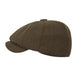 Schoffel Ladies Newsboy Cap - Dark Loden Herringbone Tweed