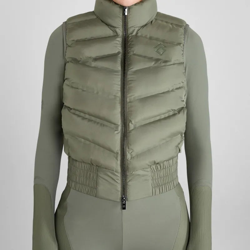 Aztec Diamond Lightweight Gilet - Sage