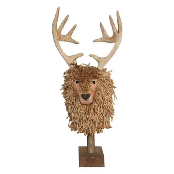 Aquarelle Home Small Sebastian Stag - Jute Natural