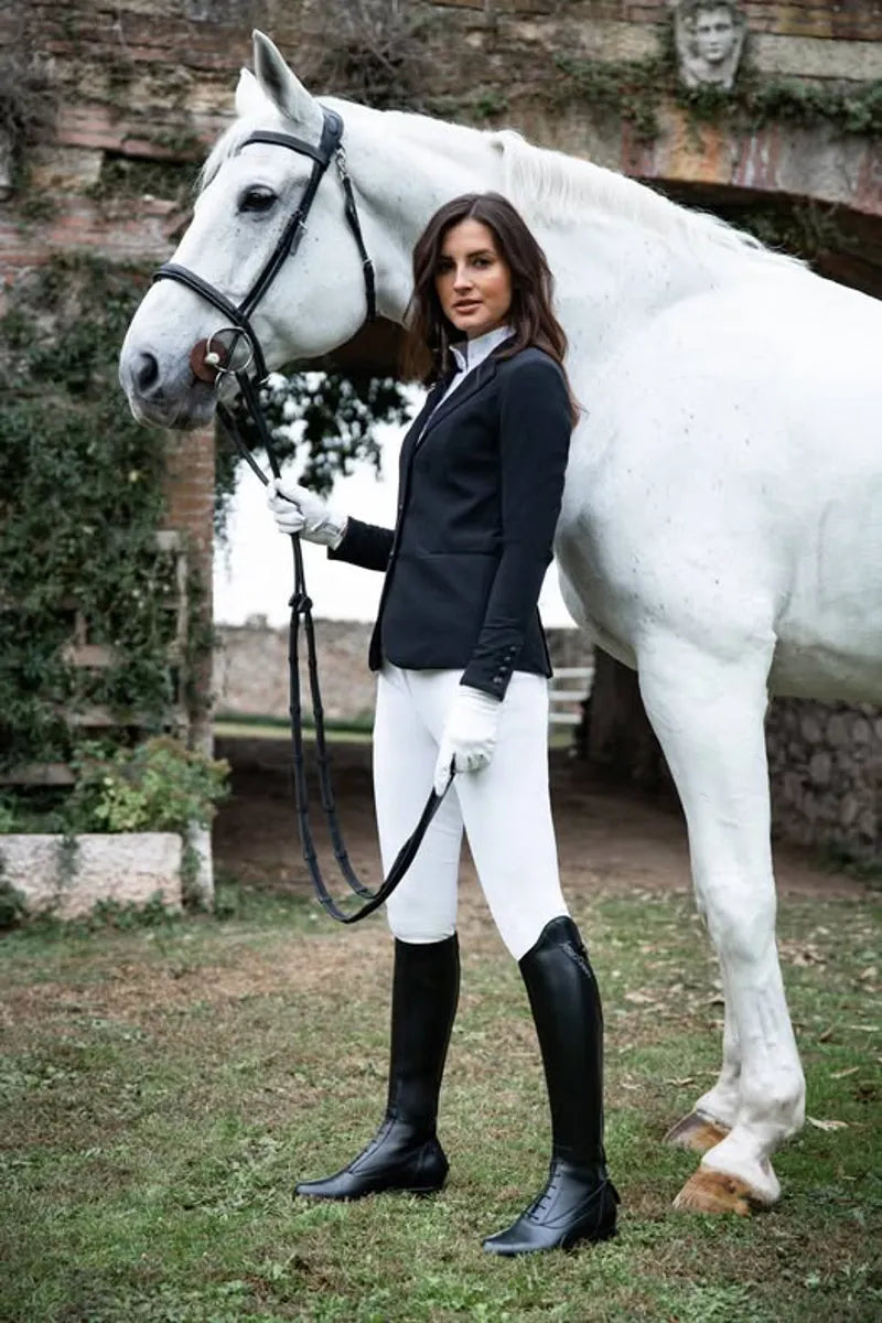 Sergio Grasso Revolution Laced Riding Boots - Black