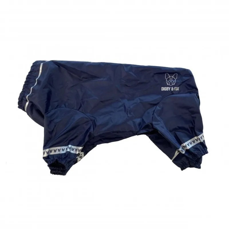 Digby and Fox Cover-All Dog Coat - Navy