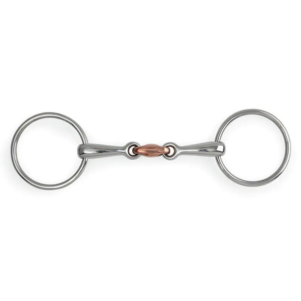 Loose Ring Copper Lozenge Snaffle Stainless Steel