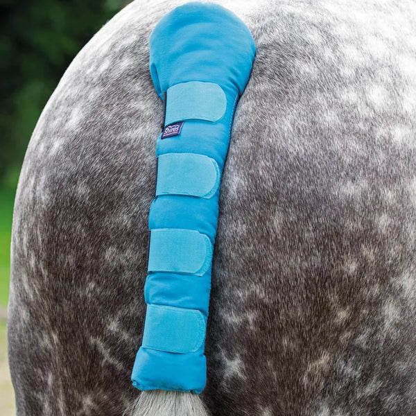 Shires Padded Tail Guard - Bright Blue